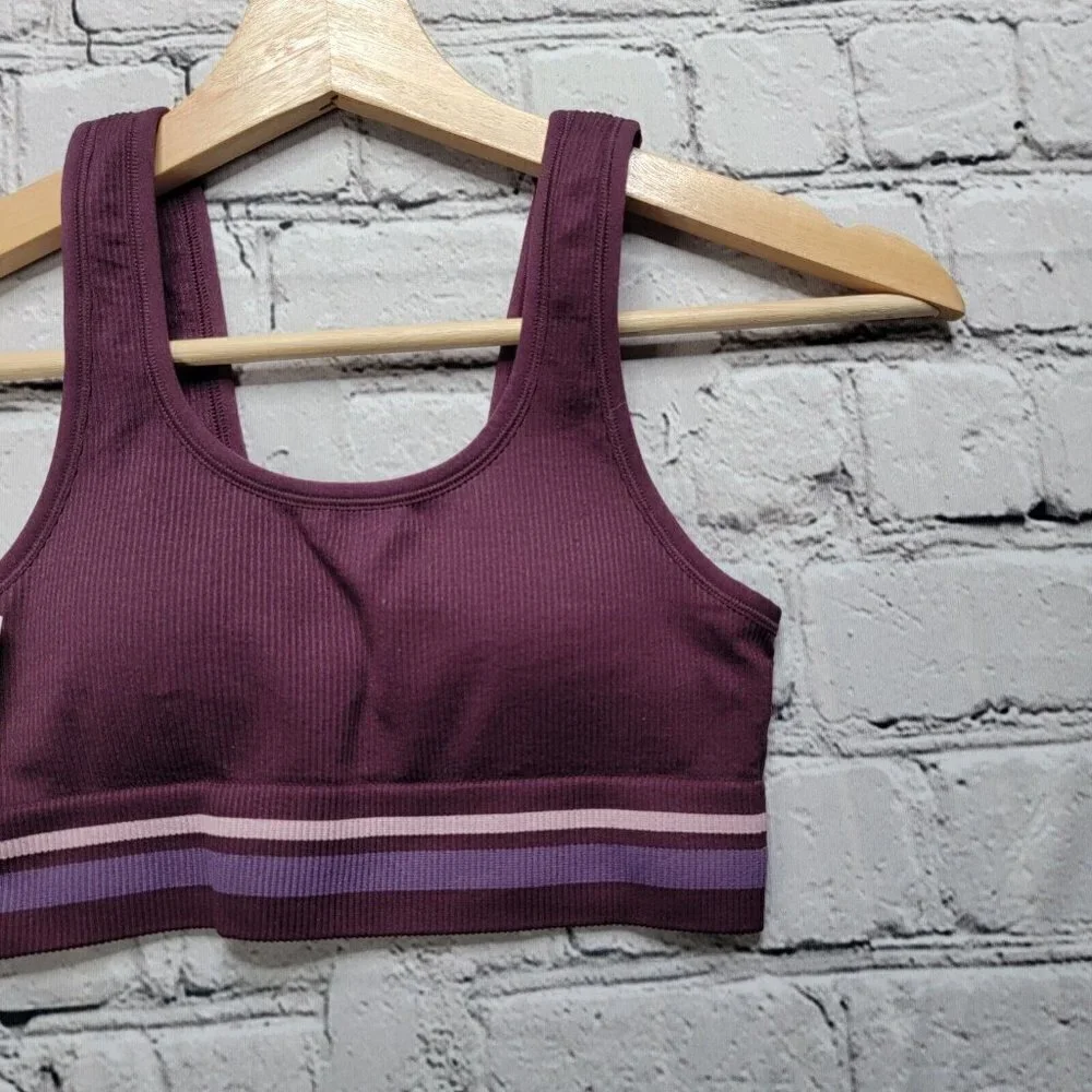 All In Motion Mulberry Purple Low Support Sports Bra NWT Size XS - Picture 3 of 9